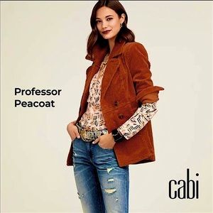 Cabi Professor Peacoat corduroy Blazer #4123 NWT Fall 2021 Medium